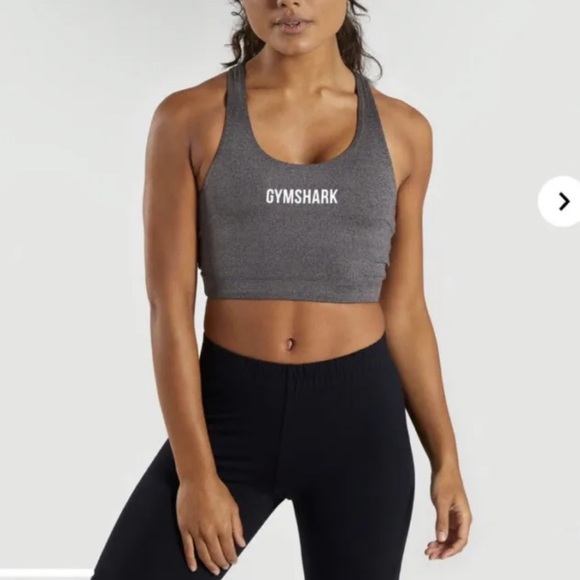 Gymshark Other - Gymshark | Criss Cross Racerback Sports Bra in Dark Grey Size XS